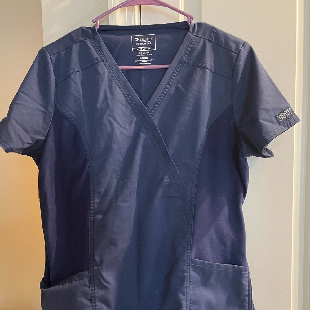 Navy Cherokee maternity scrubs